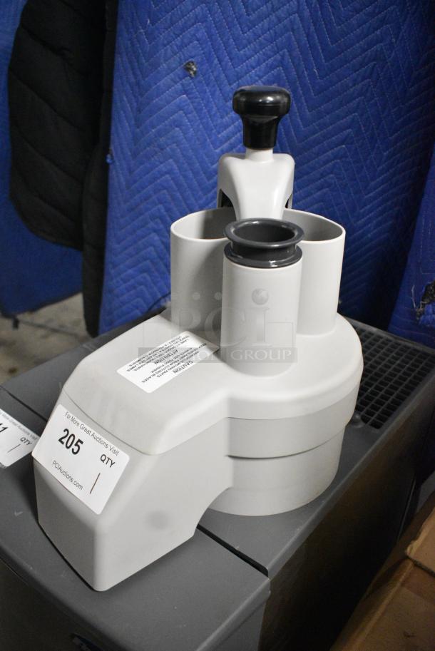 BRAND NEW SCRATCH AND DENT! Gray Poly Continuous Feed Head for Food Processor. - Image 2 of 6
