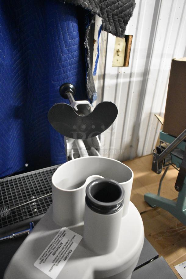BRAND NEW SCRATCH AND DENT! Gray Poly Continuous Feed Head for Food Processor. - Image 5 of 6