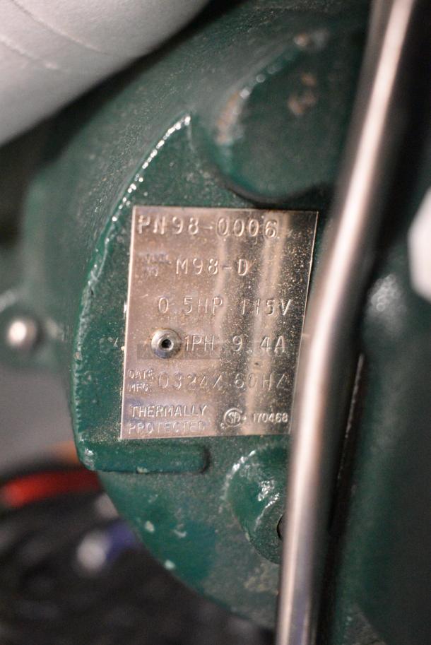 BRAND NEW SCRATCH AND DENT! Zoeller PN98-0006 Metal Pump. 115 Volts, 1 Phase. - Image 5 of 5