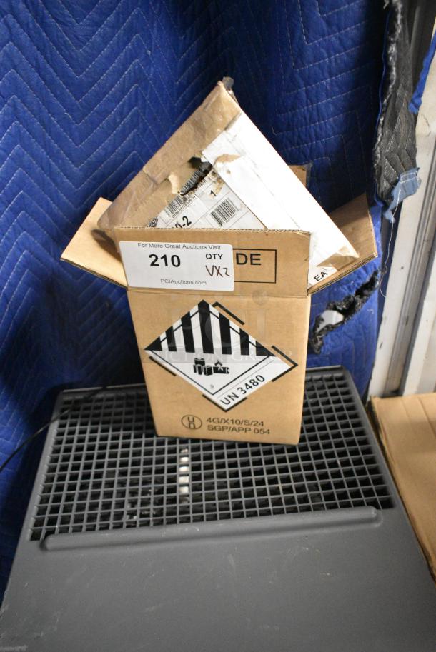 2 BRAND NEW SCRATCH AND DENT! Items Including 9223522002 Vollrath 352200-2 1/4" and 1/2" Push Block for InstaCut 5.1 Dicer or Slicer and Numatic Battery. 2 Times Your Bid! - Image 1 of 6
