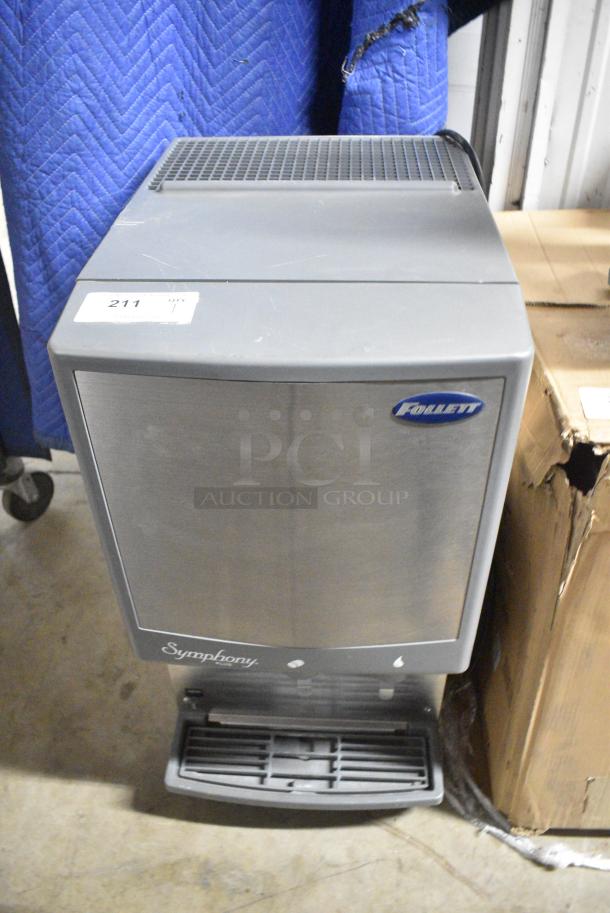 2017 Follett 12CI425A Symphony Stainless Steel Commercial Countertop Ice Maker and Water Dispenser. 115 Volts, 1 Phase. - Image 1 of 7