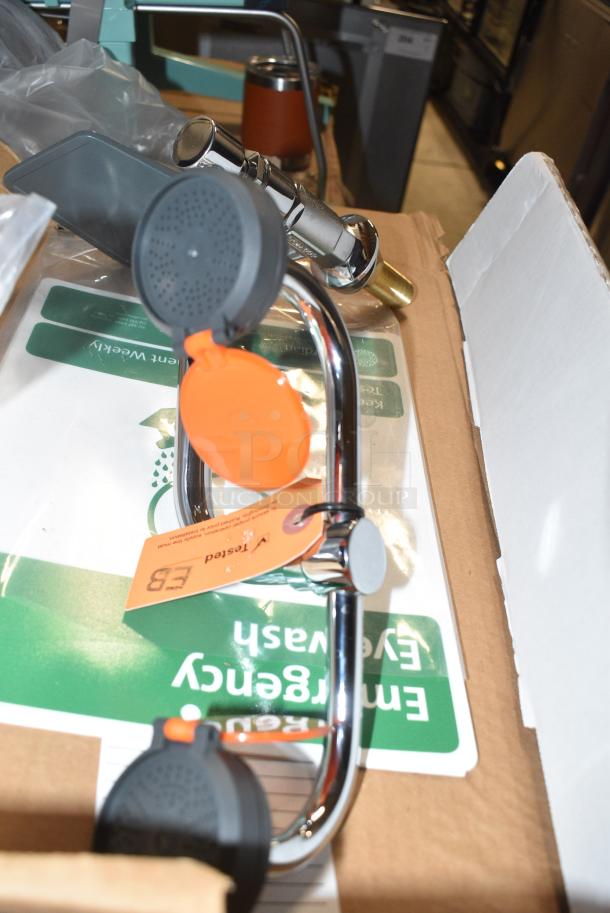 BRAND NEW SCRATCH AND DENT! 436G1775 Guardian Equipment G1775 Right Hand Deck Mounted Eye and Face Wash Station with 90 Degree Swivel - Image 2 of 6