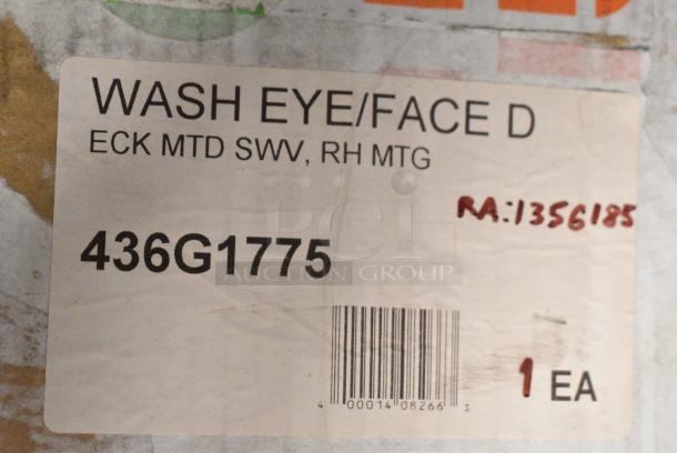 BRAND NEW SCRATCH AND DENT! 436G1775 Guardian Equipment G1775 Right Hand Deck Mounted Eye and Face Wash Station with 90 Degree Swivel - Image 6 of 6