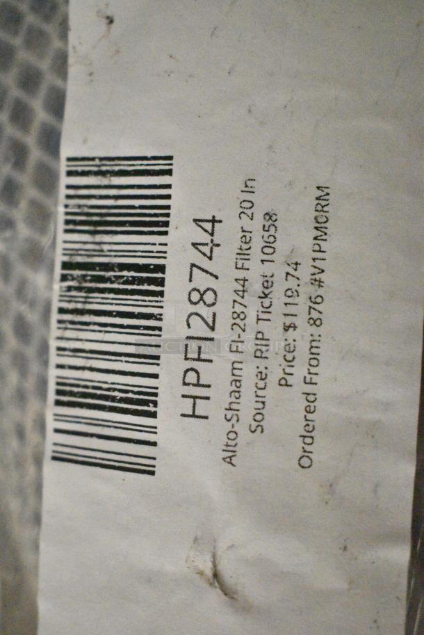 BRAND NEW SCRATCH AND DENT! HPFI28744 Alto-Shaam FI-28744 Filter 20 In HPFI28744 - Image 5 of 5