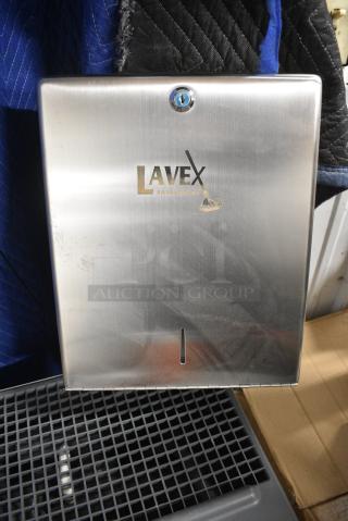 BRAND NEW SCRATCH AND DENT! Lavex Stainless Steel Paper Towel Dispenser
