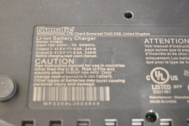 BRAND NEW SCRATCH AND DENT! Numatic NX300 K-911334-C Replacement Battery Charger for NBV, RBV, TGB, and NUC Series - Image 7 of 8