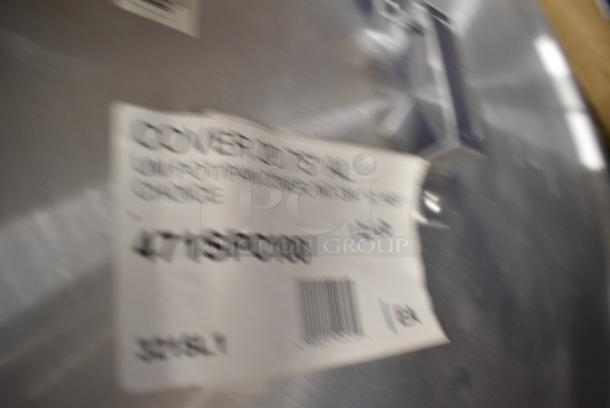 4 BRAND NEW SCRATCH AND DENT! Items Including 477PS6LID Stainless Steel Round Lid, 471SPC100 Choice 20 13/16" Aluminum Pot / Pan Cover. 4 Times Your Bid! - Image 6 of 6