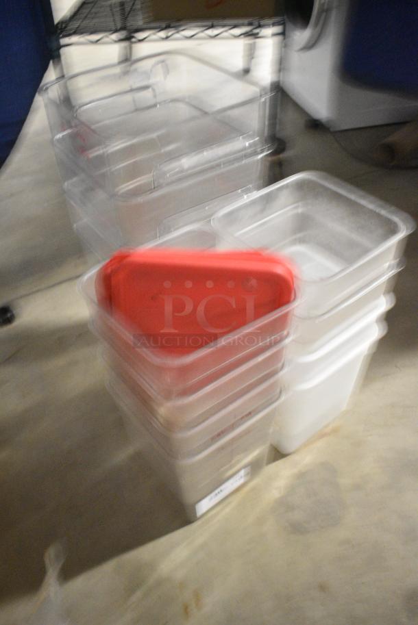 Lot of 13 Poly Items Including Containers and Lids - Image 2 of 4