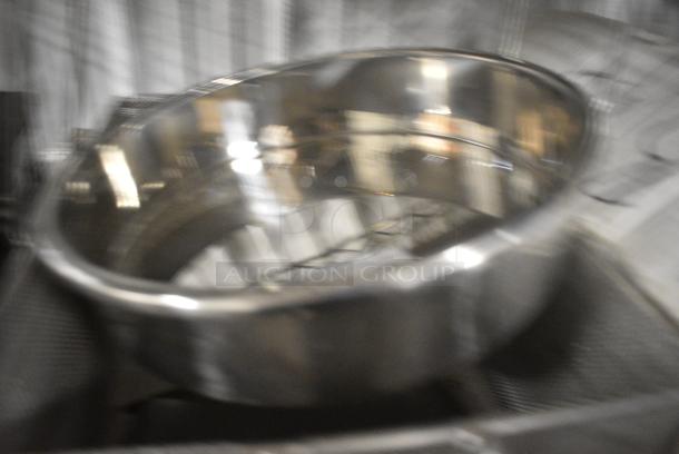 3 Various Metal Items Including Lid, Bin and Fry Basket. 3 Times Your Bid! - Image 3 of 5