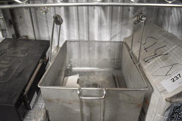 3 Various Metal Items Including Lid, Bin and Fry Basket. 3 Times Your Bid! - Image 5 of 5