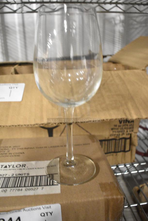 Box of 11 Libbey 7533 Wine Glasses - Image 1 of 4
