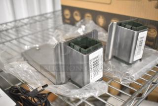 2 BRAND NEW SCRATCH AND DENT! 181COBASAE1SS Metal Commercial Can Opener Mounts. 2 Times Your Bid!