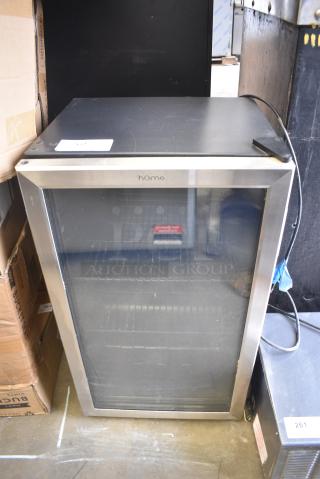 Home HME030065N Metal Mini Cooler Merchandiser. 115 Volts, 1 Phase. Tested and Working!
