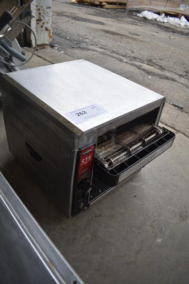 Waring CTS1000 Stainless Steel Commercial Countertop Electric Powered Conveyor Toaster Oven. 120 Volts, 1 Phase. Tested and Working! - Image 2 of 6