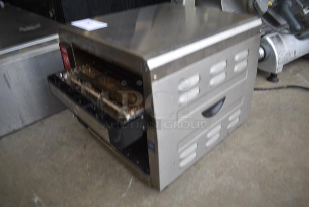 Waring CTS1000 Stainless Steel Commercial Countertop Electric Powered Conveyor Toaster Oven. 120 Volts, 1 Phase. Tested and Working! - Image 3 of 6