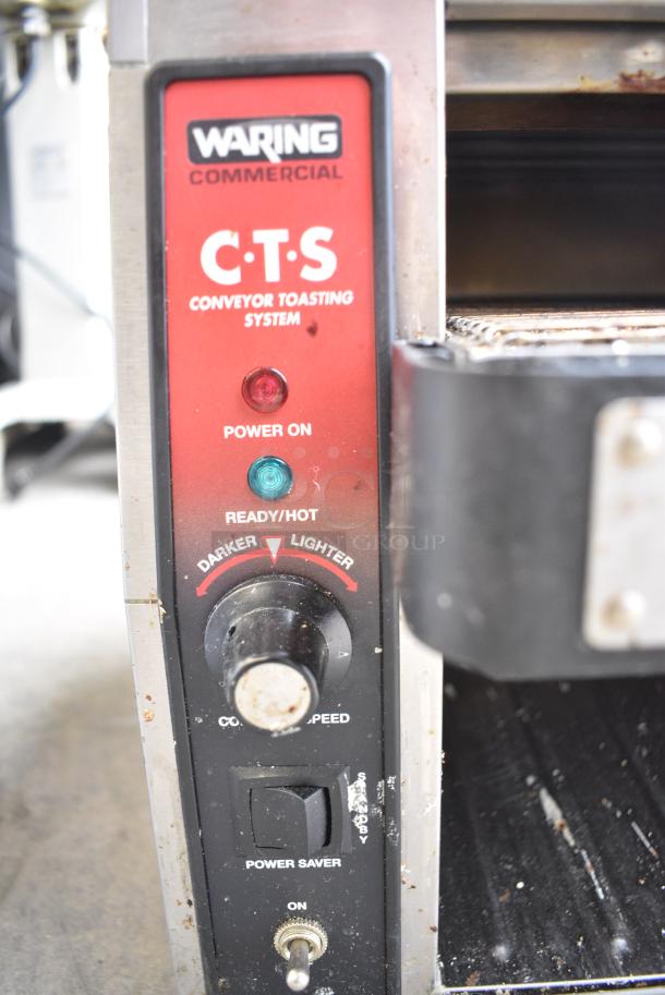 Waring CTS1000 Stainless Steel Commercial Countertop Electric Powered Conveyor Toaster Oven. 120 Volts, 1 Phase. Tested and Working! - Image 4 of 6