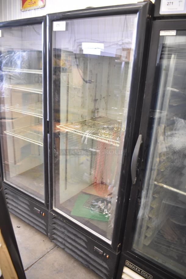 Fagor FM-16 Metal Commercial Single Door Reach In Cooler Merchandiser w/ Poly Coated Racks. 115 Volts, 1 Phase. Tested and Powers On But Does Not Get Cold - Image 2 of 6