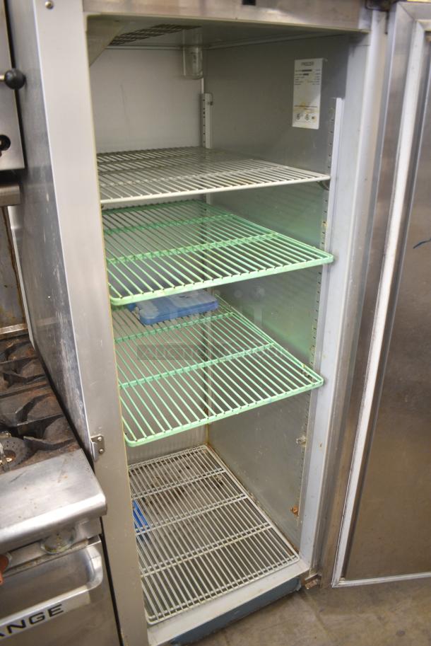 Hoshizaki FH1-AAC Stainless Steel Commercial Single Door Reach In Freezer w/ Poly Coated Racks. 115 Volts, 1 Phase. Tested and Working! - Image 4 of 6