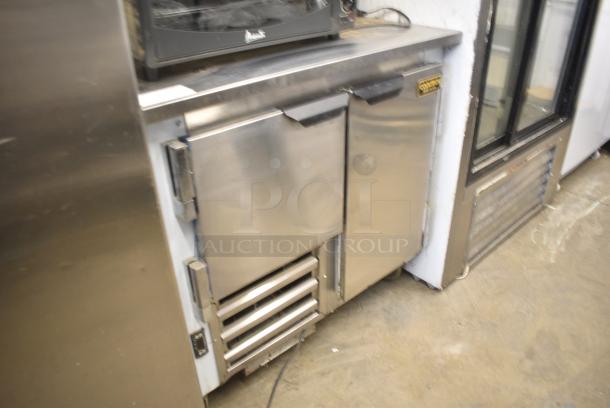 Cooltech CUST-36LB Stainless Steel Commercial 2 Door Undercounter Cooler. 115 Volts, 1 Phase. Tested and Working! - Image 2 of 9