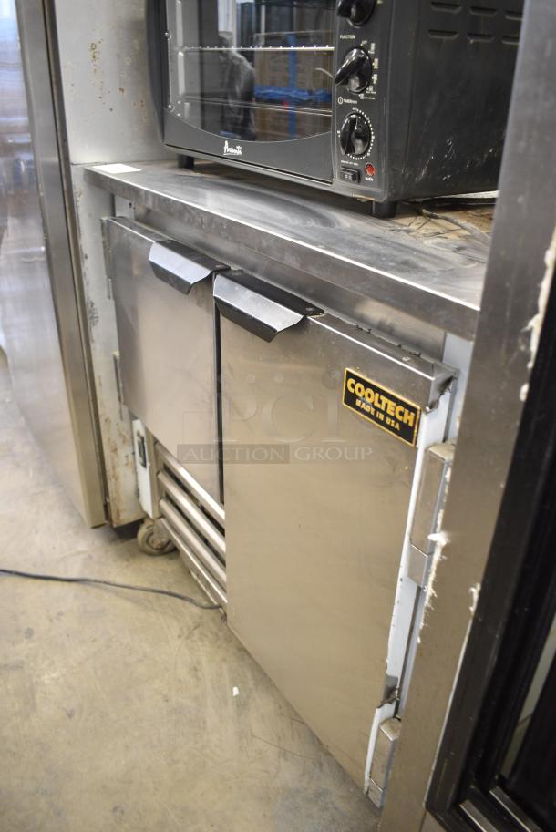 Cooltech CUST-36LB Stainless Steel Commercial 2 Door Undercounter Cooler. 115 Volts, 1 Phase. Tested and Working! - Image 3 of 9