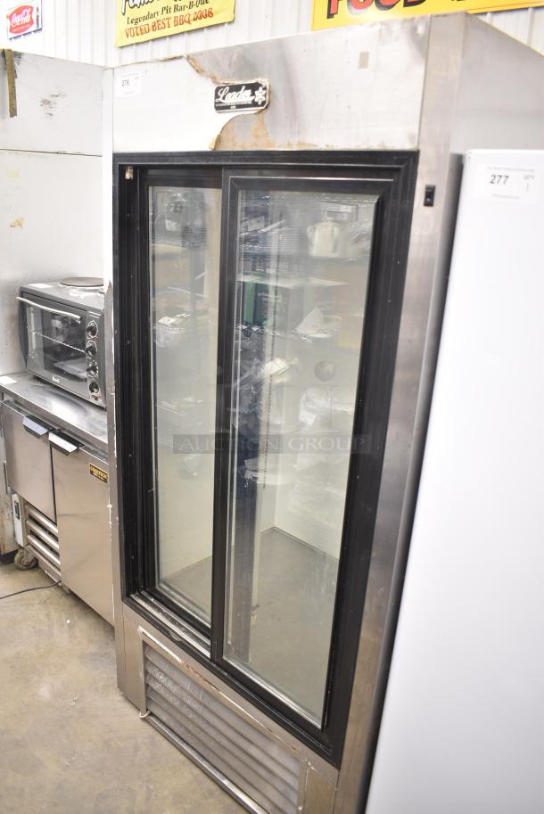 2018 Leader ESLS38 S/C Metal Commercial 2 Door Reach In Cooler Merchandiser. 115 Volts, 1 Phase. Tested and Does Not Power On - Image 2 of 6
