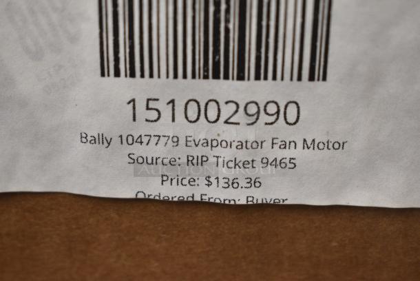 Fasco 71902893 U90B1 Motor. 208-230 Volts, 1 Phase. - Image 5 of 5