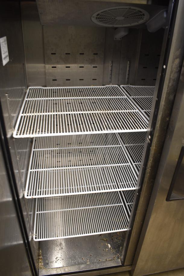 2021 Atosa MBF8002GR Stainless Steel Commercial 2 Door Reach In Freezer w/ Poly Coated Racks. 115 Volts, 1 Phase. Tested and Working! - Image 3 of 6
