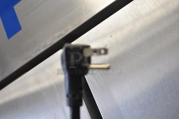 2021 Atosa MBF8002GR Stainless Steel Commercial 2 Door Reach In Freezer w/ Poly Coated Racks. 115 Volts, 1 Phase. Tested and Working! - Image 6 of 6