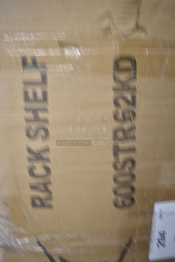 BRAND NEW SCRATCH AND DENT! Regency 600STR62KD 62" Tubular Rack Wall Mounted Shelf - Image 4 of 4