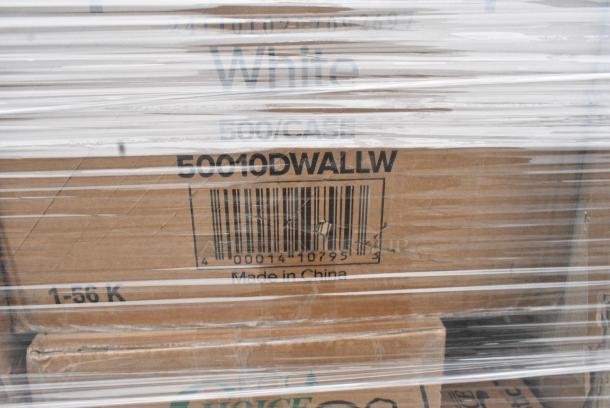 40 BRAND NEW! Boxes Including 500TO993C3 Choice 9" x 9" x 3" Microwaveable 3-Compartment Black / Clear Plastic Hinged Container - 100/Case, 2 Box 5001DWALLW Choice 10 oz. White Smooth Double Wall Paper Hot Cup, 433NHT003 Choice 1/5 Large Size White Unprinted Medium-Duty T-Shirt Bag - 500/Case, 500LFLAT42 Choice Clear Plastic Flat Lid with Straw Slot 42 oz. - 500/Case, 5002CPTE Lavex 2-Ply White Center Pull Paper Towel 510' Roll - 6/Case, 2 Box 394345L Noble NexGen Powder-Free Disposable Black Hybrid 3 Mil Thick Gloves - Large - 1000/Case, 3 Box Lavex Center Pull Paper Towel Rolls, 500CC20HD 20 oz. Plastic Cold Cup - 600/Case. 40 Times Your Bid! - Image 10 of 15