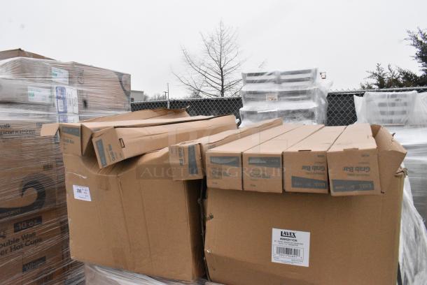 13 BRAND NEW! Boxes of 20 Lavex 600GB11236 36" Restroom Grab Bar, 13 Times Your Bid! - Image 3 of 3