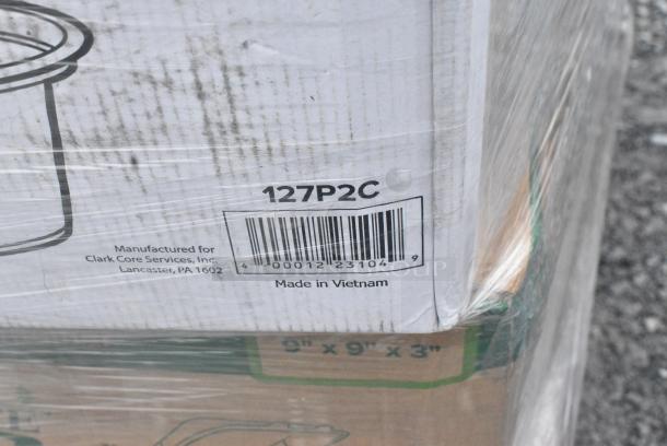 38 BRAND NEW! Boxes Including 176IB40 Baker's Lane 2.6 Gallon / 40 Cup Shelf Ingredient Bin with Flip Lid, Label Sheet, and Scoop, 129MCS38B Choice 38 oz. Black Rectangular Microwavable Heavy Weight Container with Lid 8 3/4" x 6 1/4" x 2" - 150/Case, 500CC12HD 12 oz. Plastic Cold Cup - Designed for Use Without Lids - 1000/Case, 129MCS38B Choice 38 oz. Black Rectangular Microwavable Heavy Weight Container with Lid 8 3/4" x 6 1/4" x 2" - 150/Case, 127CH06 Choice 6 oz. Clear RPET Hinged Deli Container - 400/Case, 500L1020B Choice Black Hot Paper Cup Travel Lid for 10-24 oz. Standard Cups and 8 oz. Squat Cups - 1000/Case, 50012W CUP 12oz PAP HOT WHITE 1M LID 500L1020B/W. 38 Times Your Bid! - Image 14 of 16