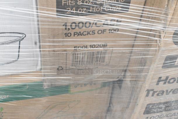 38 BRAND NEW! Boxes Including 176IB40 Baker's Lane 2.6 Gallon / 40 Cup Shelf Ingredient Bin with Flip Lid, Label Sheet, and Scoop, 129MCS38B Choice 38 oz. Black Rectangular Microwavable Heavy Weight Container with Lid 8 3/4" x 6 1/4" x 2" - 150/Case, 500CC12HD 12 oz. Plastic Cold Cup - Designed for Use Without Lids - 1000/Case, 129MCS38B Choice 38 oz. Black Rectangular Microwavable Heavy Weight Container with Lid 8 3/4" x 6 1/4" x 2" - 150/Case, 127CH06 Choice 6 oz. Clear RPET Hinged Deli Container - 400/Case, 500L1020B Choice Black Hot Paper Cup Travel Lid for 10-24 oz. Standard Cups and 8 oz. Squat Cups - 1000/Case, 50012W CUP 12oz PAP HOT WHITE 1M LID 500L1020B/W. 38 Times Your Bid! - Image 15 of 16