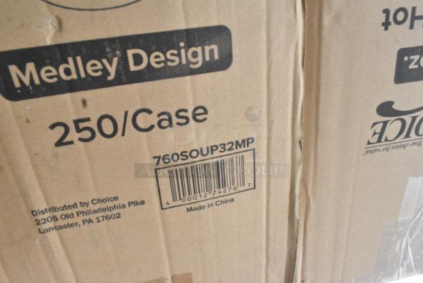 4 BRAND NEW! Boxes Including 2 Box Canarm 13 1/2" Variable Speed Capable Upblast Direct Drive Aluminum Exhauster ALX135-UD050V - 1950 CFM, 1650 RPM, 120/240V, 1 Phase 664L135U050V, 760SOUP32MP Choice 32 oz. Medley Double Poly-Coated Paper Soup / Hot Food Cup with Vented Paper Lid - 250/Case. 4 Times Your Bid! - Image 3 of 3
