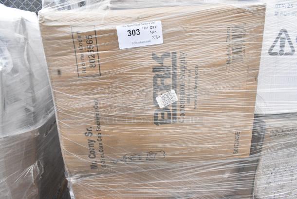 30 BRAND NEW! Boxes Including 130WKNIFEWP Choice 6 1/2" Individually Wrapped Medium Weight White Polypropylene Plastic Knife - 1000/Case, 347RSG1 Choice 1 oz. Clear Plastic Shot Glass - 2500/Case. 30 Times Your Bid! - Image 4 of 9