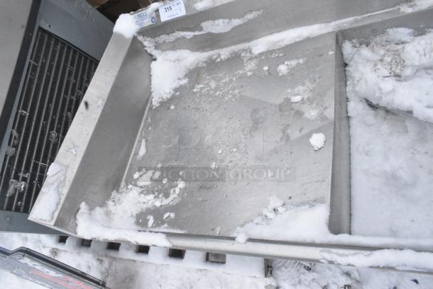 Stainless Steel 3 Bay Sink w/ Dual Drain Boards, Handles. - Image 7 of 7