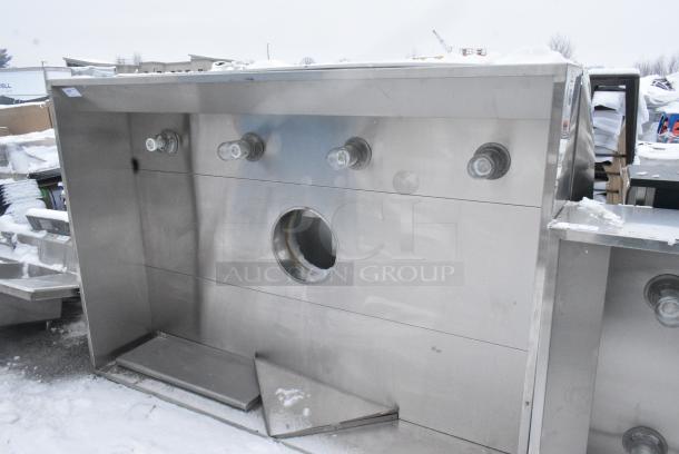 8' CaptiveAire 6018 VHB Stainless Steel Steam Hood w/ Lights. - Image 2 of 4