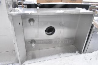 5' CaptiveAire 6018 VHB Stainless Steel Steam Hood w/ Lights.