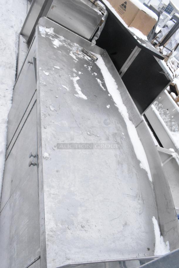 Stainless Steel Counter w/ 4 Doors. - Image 3 of 5