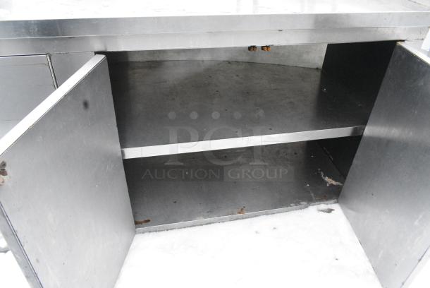 Stainless Steel Counter w/ 4 Doors. - Image 5 of 5