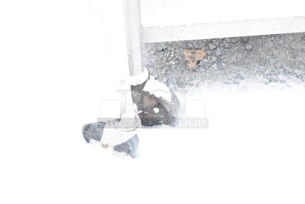 Stainless Steel Table w/ Under Shelf on Commercial Casters. - Image 3 of 5