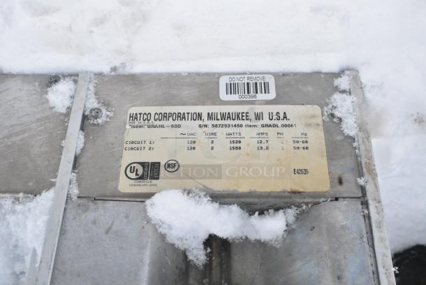 Hatco GRAHL-60D Metal Heat Strip. 120 Volts, 1 Phase. - Image 4 of 4