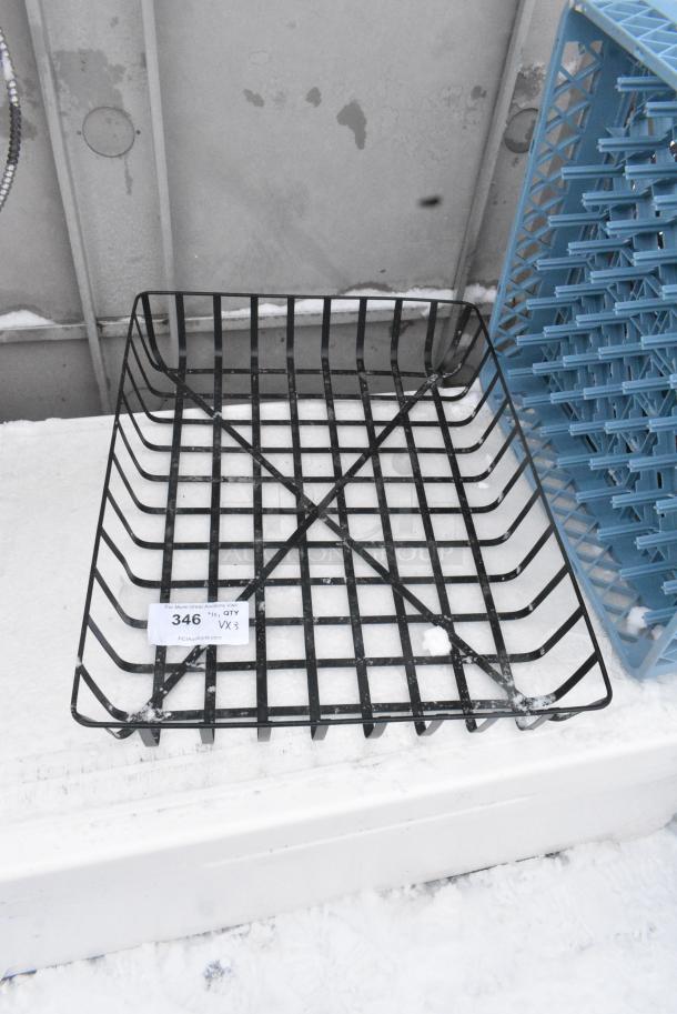 ALL ONE MONEY! Lot of 3 Items Including 2 Poly Dish Caddies and Metal Basket. - Image 2 of 4