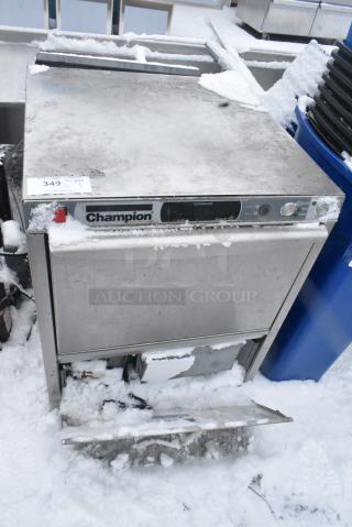 Champion UH330ADA Stainless Steel Commercial Undercounter Dishwasher. 120-208/230 Volts, 1 Phase.