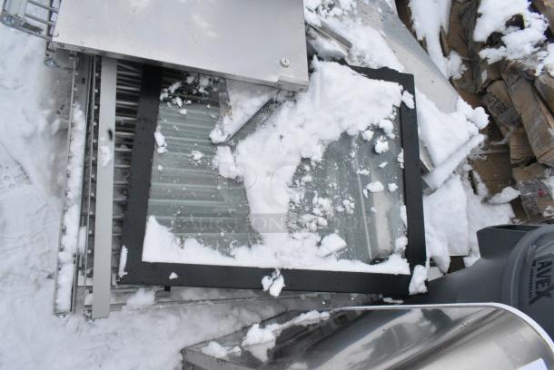 BRAND NEW SCRATCH AND DENT! Pallet Lot of Various Metal Pieces and Glass Door - Image 3 of 5