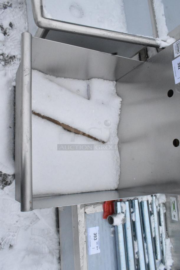 BRAND NEW SCRATCH AND DENT! Steelton 522US12421 24" x 21" x 14" Utility Sink for (1) 8" Center Faucet. No Legs. - Image 3 of 4