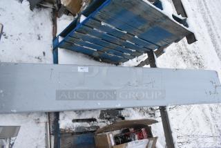 BRAND NEW SCRATCH AND DENT! Regency 600PTS18108 16-Gauge Type 304 Stainless Steel Pass-Through Shelf - 18" x 108"