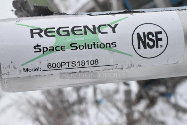 BRAND NEW SCRATCH AND DENT! Regency 600PTS18108 16-Gauge Type 304 Stainless Steel Pass-Through Shelf - 18" x 108" - Image 4 of 4
