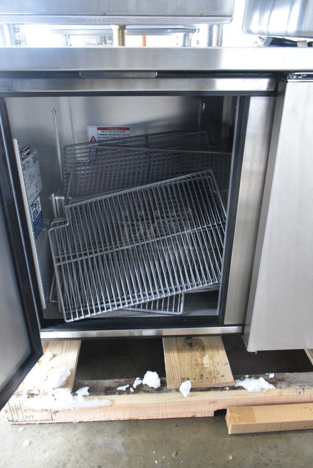 BRAND NEW SCRATCH AND DENT! 2024 True TUC-72-HC Stainless Steel Commercial  72 3/8" Undercounter Refrigerator. 115 Volts, 1 Phase. Tested and Working! - Image 3 of 7