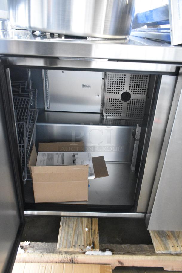 BRAND NEW SCRATCH AND DENT! 2024 True TUC-72-HC Stainless Steel Commercial  72 3/8" Undercounter Refrigerator. 115 Volts, 1 Phase. Tested and Working! - Image 4 of 7
